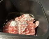 夏にさっぱり！簡単！豚バラ肉のおろしそ煮作り方2写真