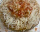 手早く簡単一品!トマトドレッシング素麺作り方3写真