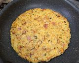余りご飯でチヂミ風作り方3写真