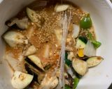 茄子椎茸キムチオムライス味豆腐八宝菜風作り方14写真