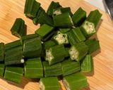 超簡単作り置き!オクラとたまごのツナマヨ作り方1写真