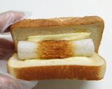 忙しい朝に◎ 竹輪とチーズのトースト作り方4写真