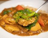 菜の花チキンカレー作り方13写真