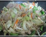 野菜炒め　鶏がら醤油　味作り方6写真