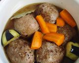 シチューの素使用♪簡単煮込みハンバーグ作り方10写真