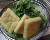 大根菜（抜き菜）ときつねの和風炒め♪作り方1写真