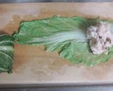 鶏とシメジの白菜ロールinクリープスープ作り方3写真