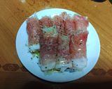 千切り大根の生ハム巻き作り方3写真