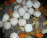里芋＆合挽肉と牛蒡・蒟蒻の味噌煮作り方7写真