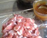あけびと豚肉の味噌炒め作り方3写真