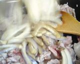 あけびと豚肉の味噌炒め作り方5写真