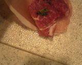 今日はご馳走！豚肉のサルティンボッカ風作り方4写真
