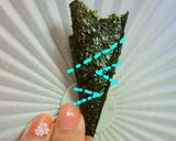 【簡単】お弁当に海苔の飾り切り♪作り方9写真