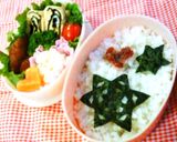 【簡単】お弁当に海苔の飾り切り♪作り方10写真