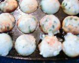 とろけるチーズインたこ焼き作り方3写真