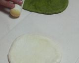 抹茶と小豆のうずまきパン作り方5写真