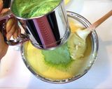 黒糖ｸﾘｰﾑ♪しっとり♪抹茶ロールケーキ作り方9写真