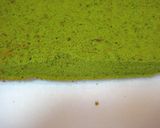 黒糖ｸﾘｰﾑ♪しっとり♪抹茶ロールケーキ作り方22写真