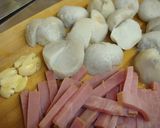 里芋とベーコンのガーリック炒め♪作り方1写真