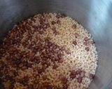 もっちり玄米小豆ごはん作り方2写真