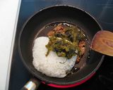 ５分で簡単！納豆高菜炒飯作り方2写真