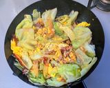 キャベツと豚ひき肉の卵炒め作り方10写真