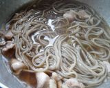 セリととろろ昆布の温かいお蕎麦作り方4写真