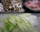 鶏ときのこのねぎ炒め作り方1写真