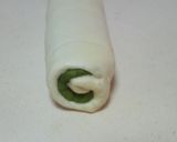 抹茶と小豆のうずまきパン作り方8写真