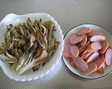 舞茸とソーセージのチーズオムレツ作り方1写真