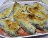*秋刀魚と玉葱とトマトの重ね焼き*作り方10写真