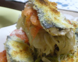 *秋刀魚と玉葱とトマトの重ね焼き*作り方11写真