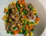 全てレンジ洋風味噌親子丼味オムライス弁当作り方4写真