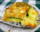 簡単！じゃがハムズッキーの重ねチーズ焼き作り方7写真