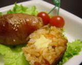 ＊やわらか肉巻きおにぎり＊作り方6写真