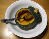 まるごとかぼちゃの焼きプリン作り方2写真