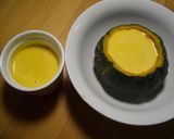 まるごとかぼちゃの焼きプリン作り方5写真