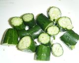 簡単 たたききゅうりのめんつゆ漬け作り方1写真