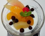 超簡単！お洒落!!♬ヨーグルトみつ豆♬作り方4写真