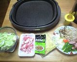 お野菜いっぱい塩にんにく焼きそば作り方1写真