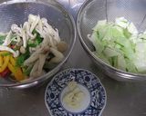 簡単♡エビとキャベツのスパゲティー♪作り方1写真