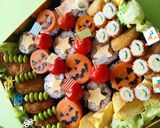 運動会のお弁当【ハロウィン・おむすび】作り方4写真