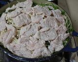 ☆簡単☆　鶏胸肉と水菜の蒸し鍋作り方5写真