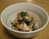 ささみの梅肉和え作り方4写真