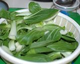 青梗菜とカリカリじゃこの醤油炒め作り方1写真
