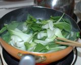 青梗菜とカリカリじゃこの醤油炒め作り方3写真