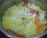 白菜と野菜たっぷりのスープ作り方4写真