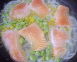 簡単！秋鮭のクリームパスタ作り方3写真
