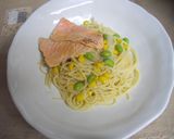 簡単！秋鮭のクリームパスタ作り方6写真