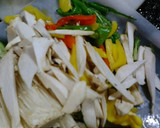 豚とキノコとピーマンの八宝炒め作り方1写真